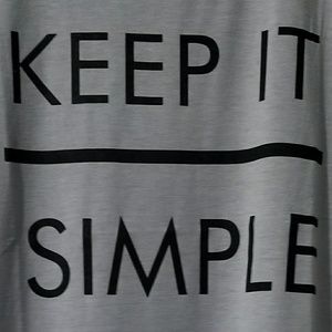 KEEP IT SIMPLE T-Shirt Dress